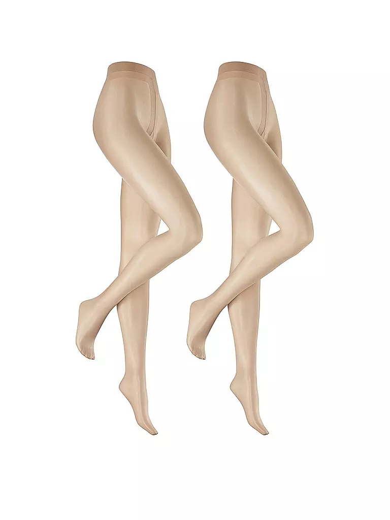 HUDSON | Collant SIMPLY SHINE 15 lot de 2 teint | Beige
