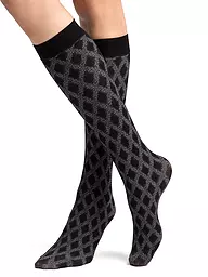 HUDSON | Kniestrümpfe SPIRIT LINE | Noir