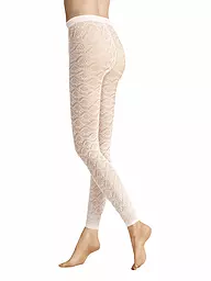 HUDSON | Legging GRAPHIC CROCHET 40DEN blanc | Blanc