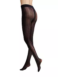 HUDSON | Modestrumpfhose EARTHY REPTILE noir | Noir