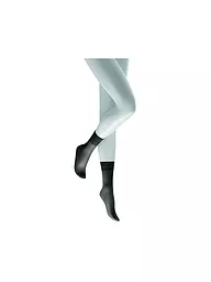 HUDSON | Socquettes fines Glamour 20 Noir | Noir