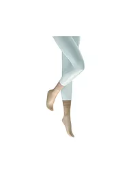 HUDSON | Socquettes fines Glamour 20 Noir | Beige