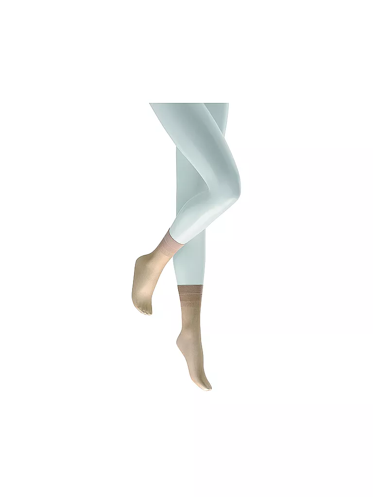 HUDSON | Socquettes fines Glamour 20 Teint | Beige