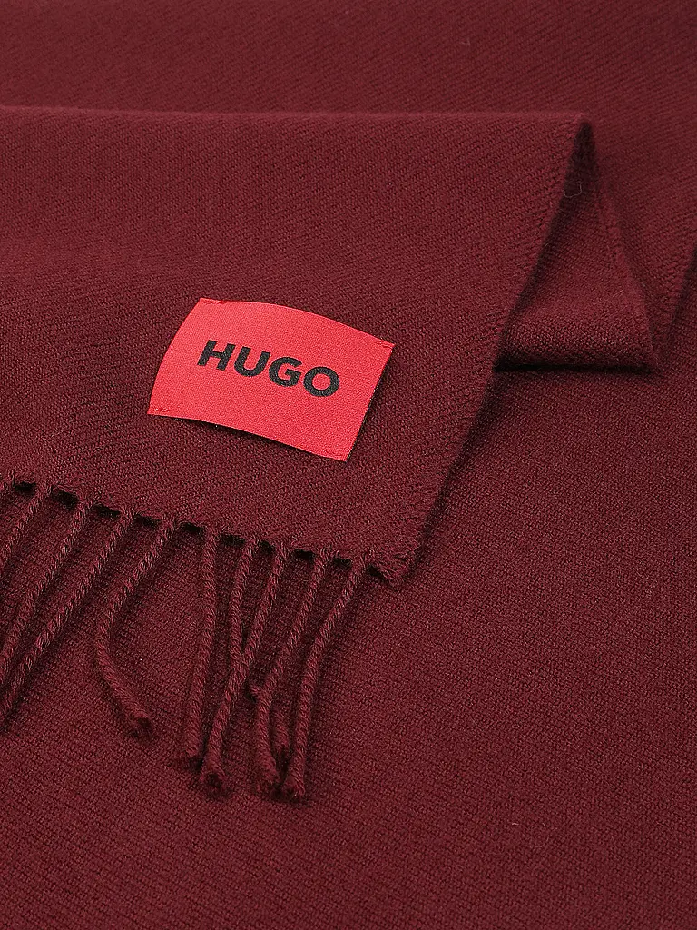 HUGO | Écharpe JUSTER | Rouge foncé