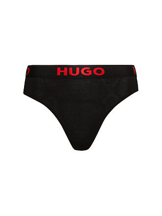 HUGO | String SPORTY LOGO noir