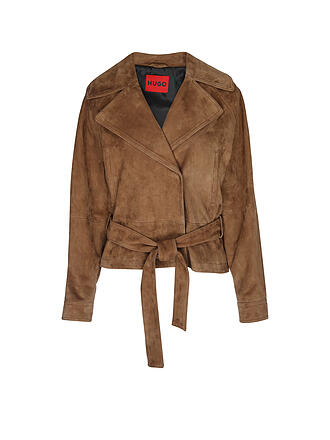 HUGO | Blouson en cuir LEYNI