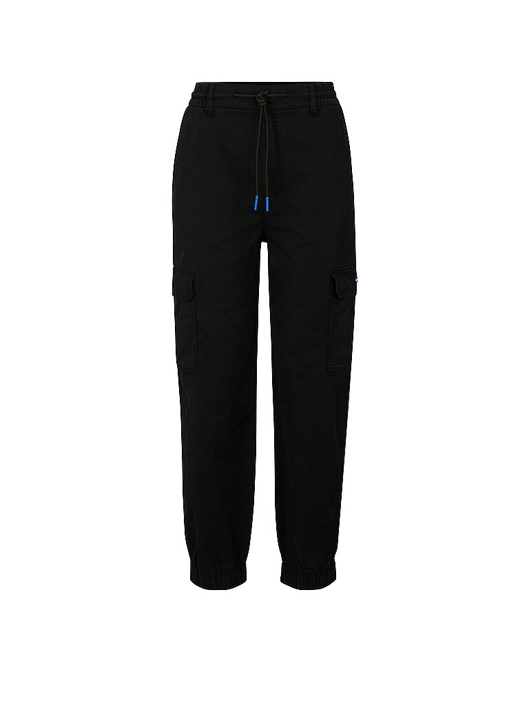 Hugo Pantalon cargo coupe décontractée HISUNE-1-D_B noir 38