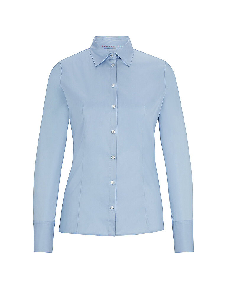 HUGO Blouse Slim Fit bleu clair | 32