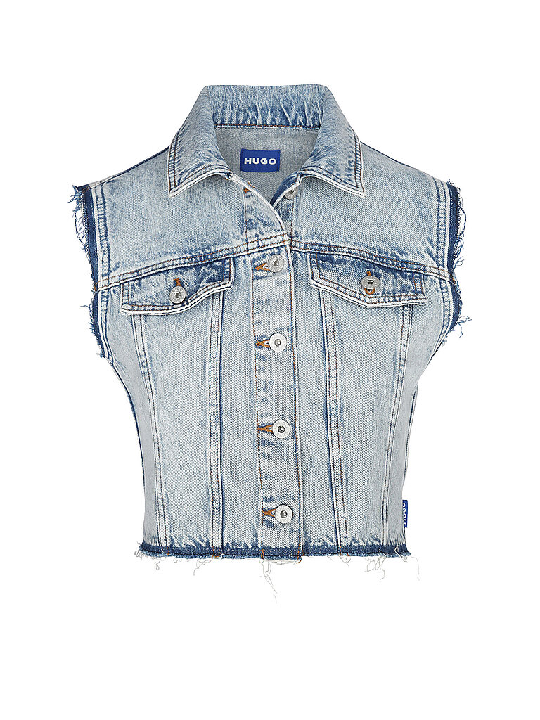 Hugo Gilet Garis_B bleu XS