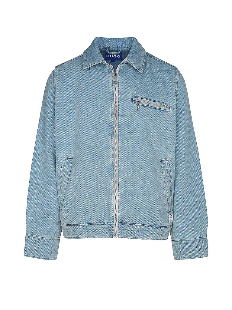 Hugo Veste en jean ELZO bleu clair M