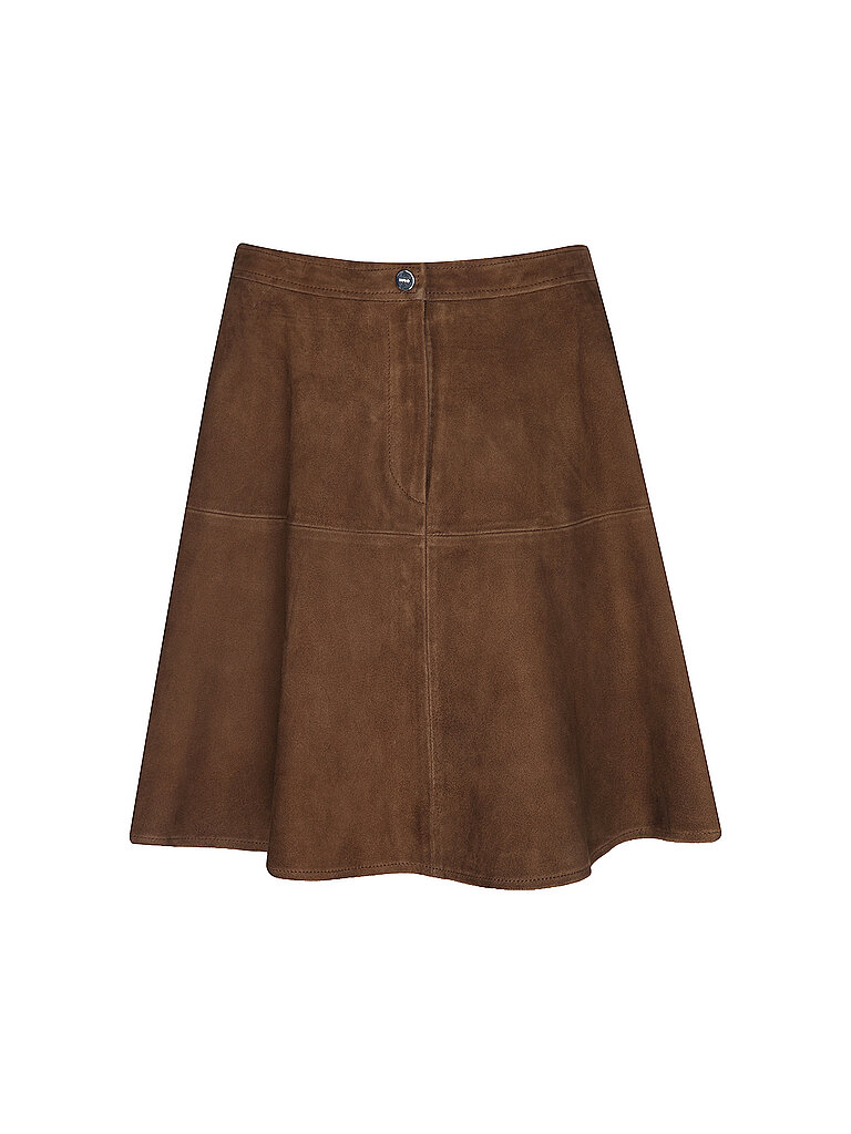Hugo Jupe en cuir LAKETTA marron XS