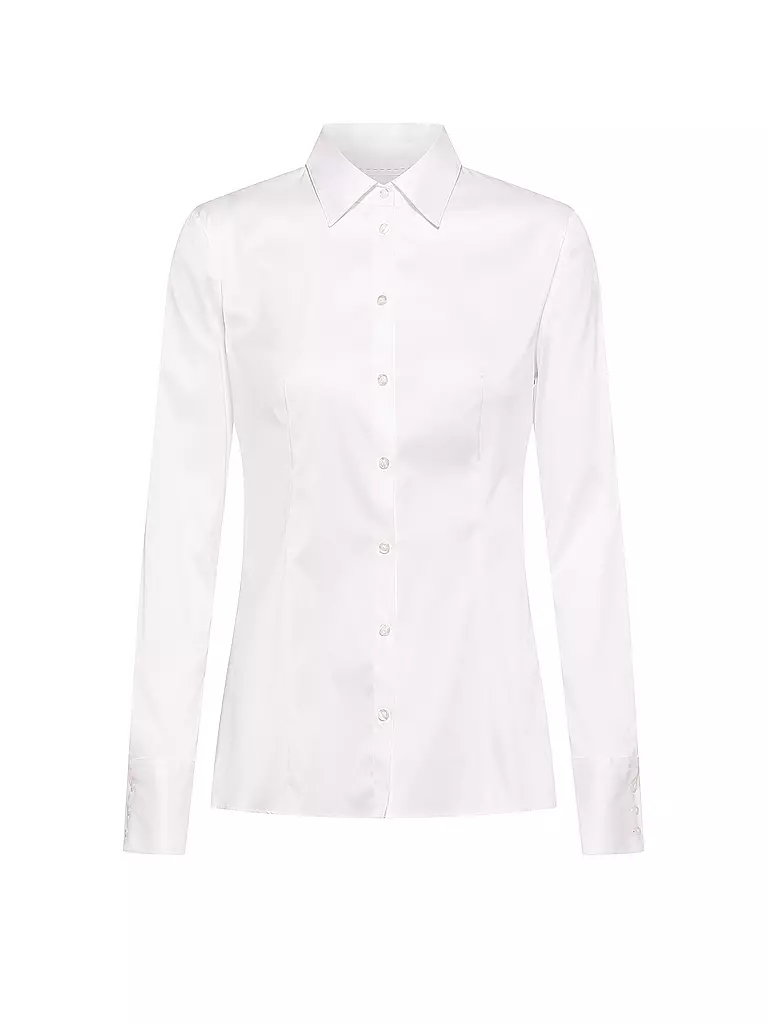 HUGO | Blouse Fitted | weiss