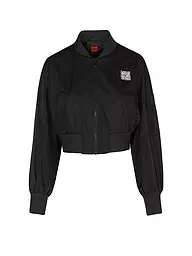 HUGO | Blouson Cropped Fit ASULANA | Noir