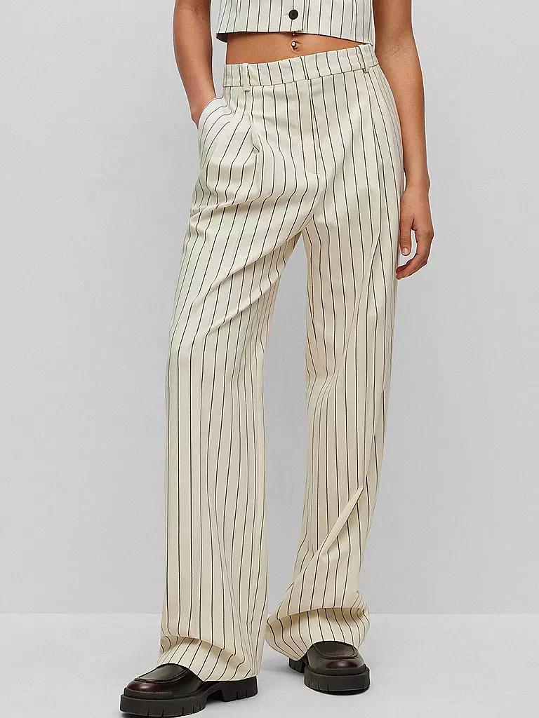 HUGO | Businesshose HAVIRA | Crème