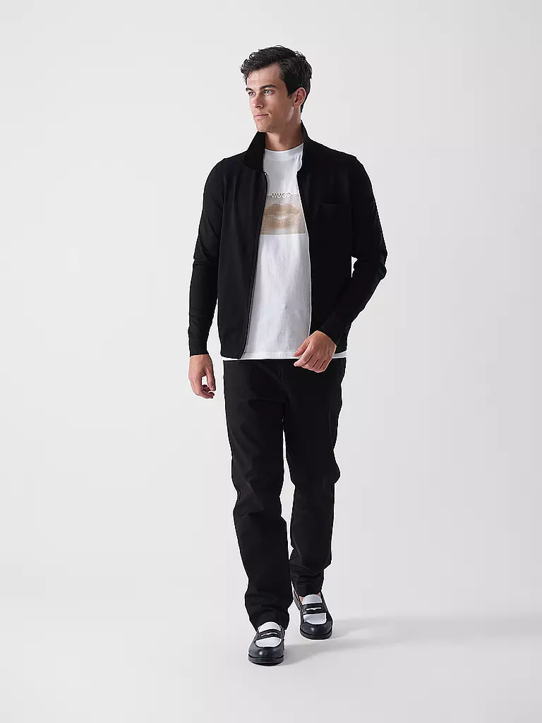HUGO | Cardigan SAN JEAN | schwarz