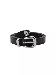 HUGO | Ceinture en cuir | Noir
