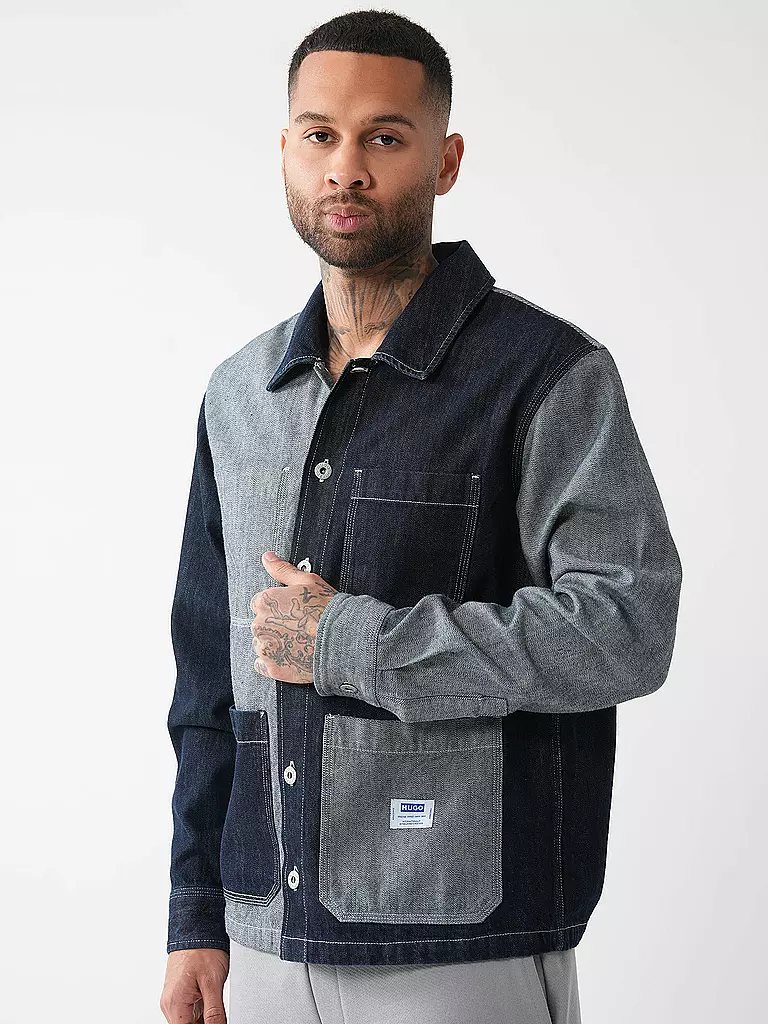 HUGO | Chemise en jean EBERSE | blau