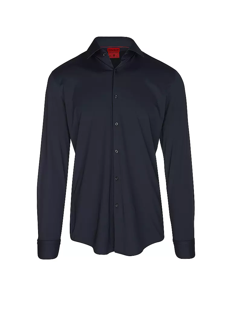 HUGO | Chemise en jersey coupe slim KENNO | dunkelblau