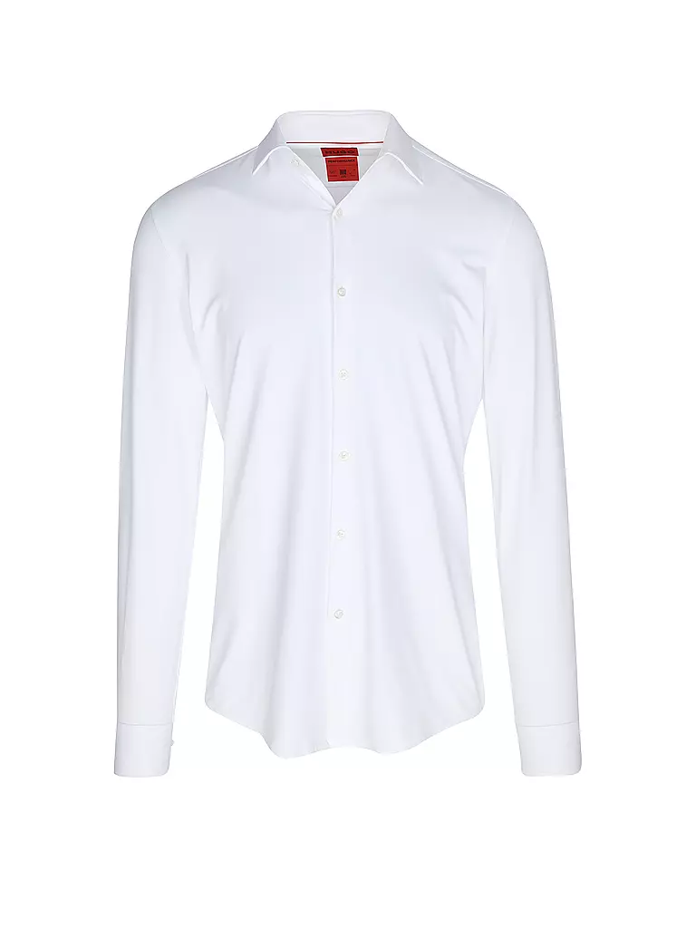 HUGO | Chemise en jersey slim fit KENNO | Blanc
