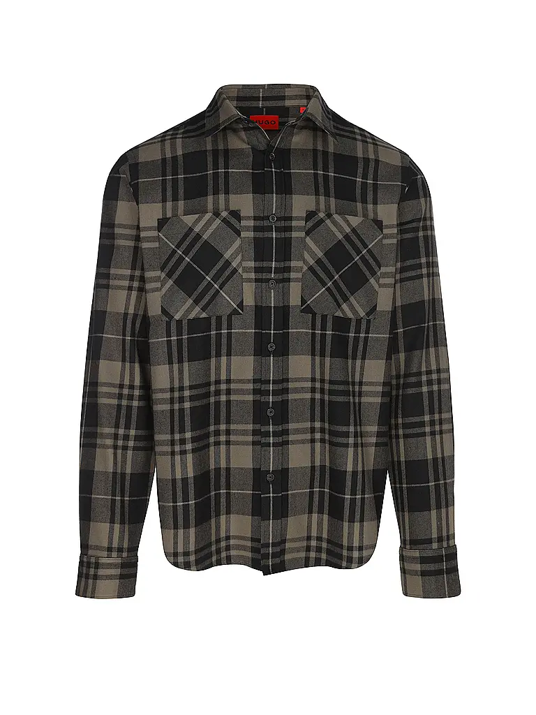 HUGO | Chemise Regular Fit EGRIN | grau
