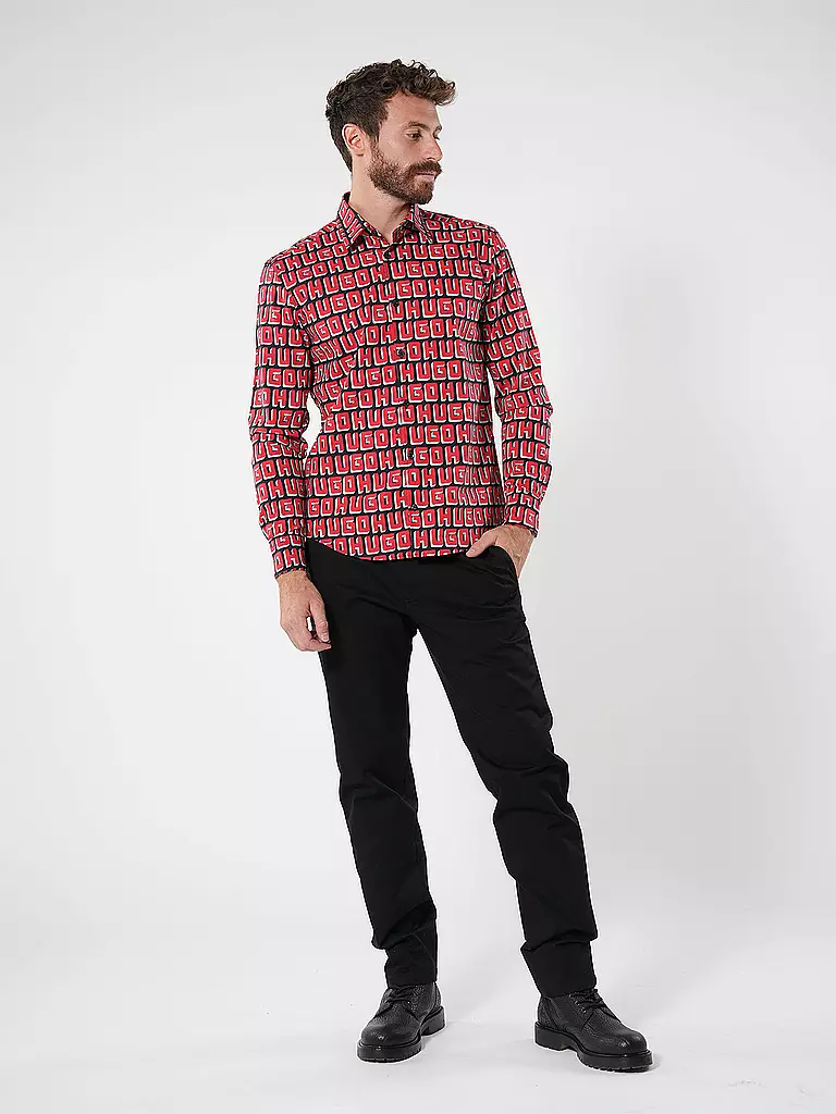 HUGO | Chemise Slim Fit ERMO | Rouge