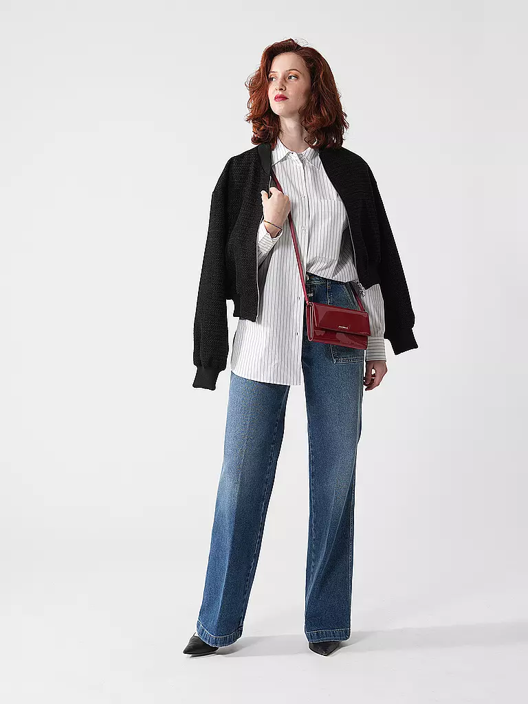 HUGO | Chemisier coupe oversize | weiss