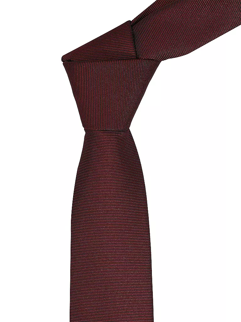 HUGO | Cravate | Rouge foncé