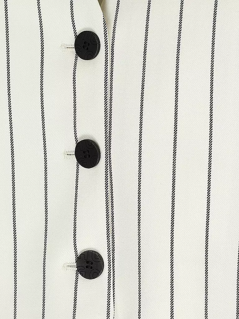 HUGO | Gilet AURIS STRIPE | Crème