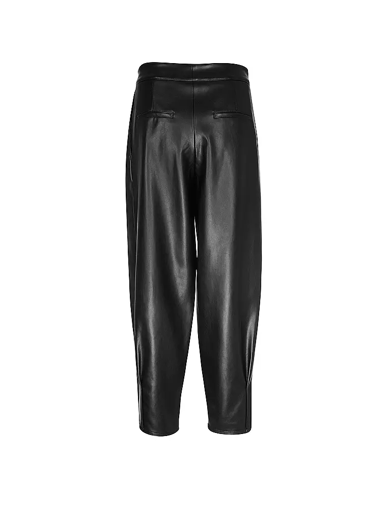 HUGO | Hose in Lederoptik HESIZILA | Noir