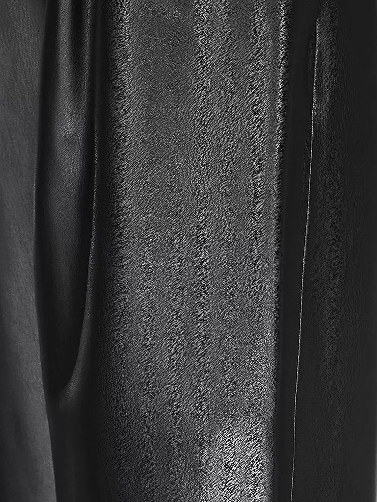 HUGO | Hose in Lederoptik HESIZILA | Noir