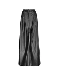 HUGO | Hose Wide Fit in Lederoptik HAWINE | Noir