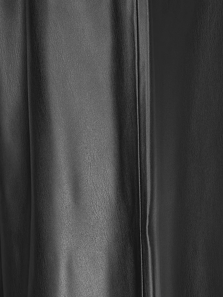 HUGO | Hose Wide Fit in Lederoptik HAWINE | Noir