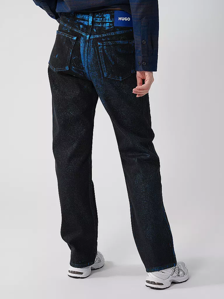 HUGO | Jeans Straight Fit ELYAH_B  | Noir