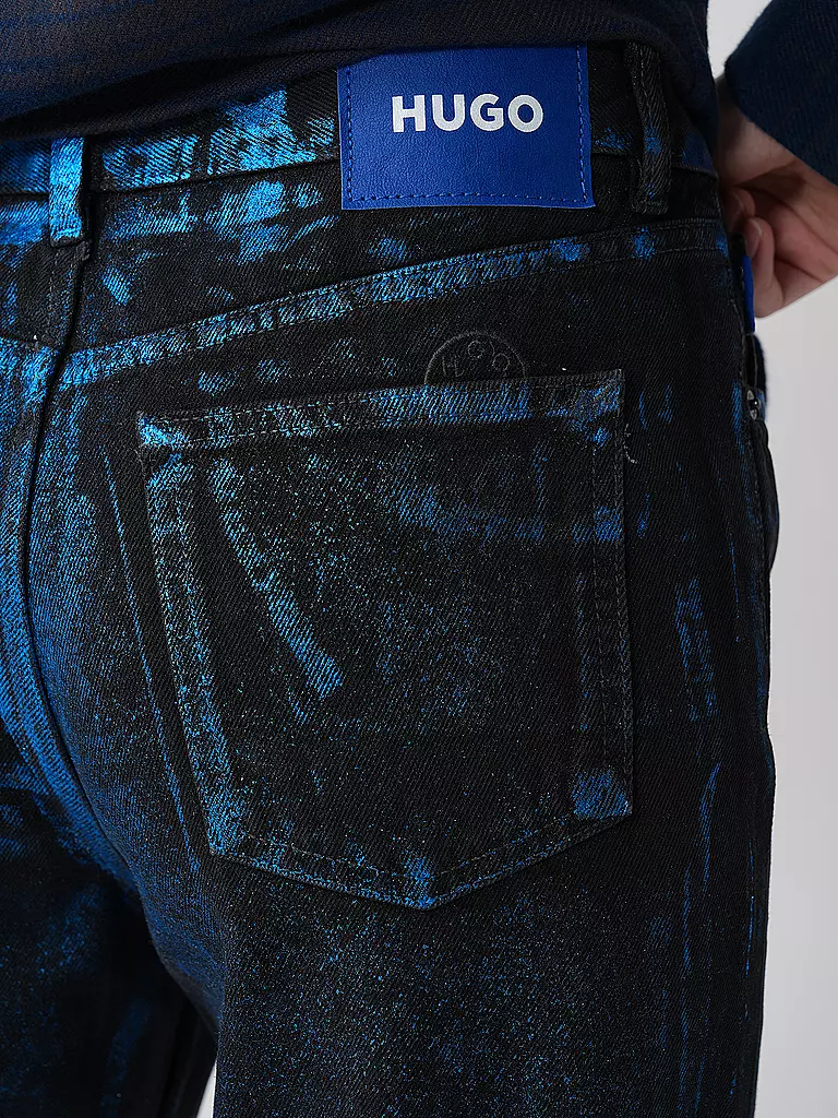 HUGO | Jeans Straight Fit ELYAH_B  | Noir