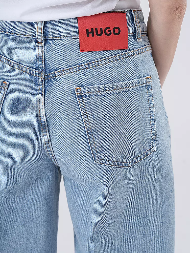 HUGO | Jeans Wide Leg GIMINE | Bleu