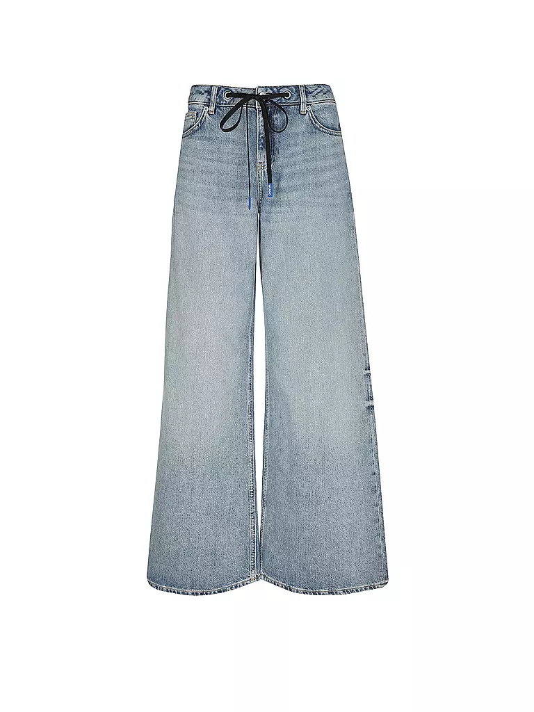 HUGO | Jeans Wide Leg GOBANA_B | Bleu