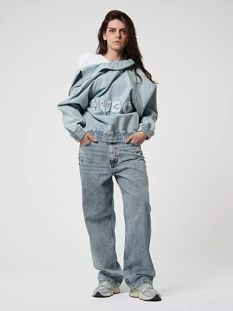 HUGO | Jeansjacke GEBARI | Bleu clair