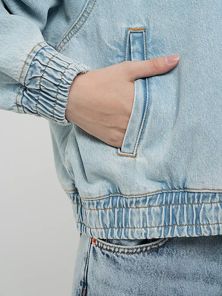 HUGO | Jeansjacke GEBARI | Bleu clair