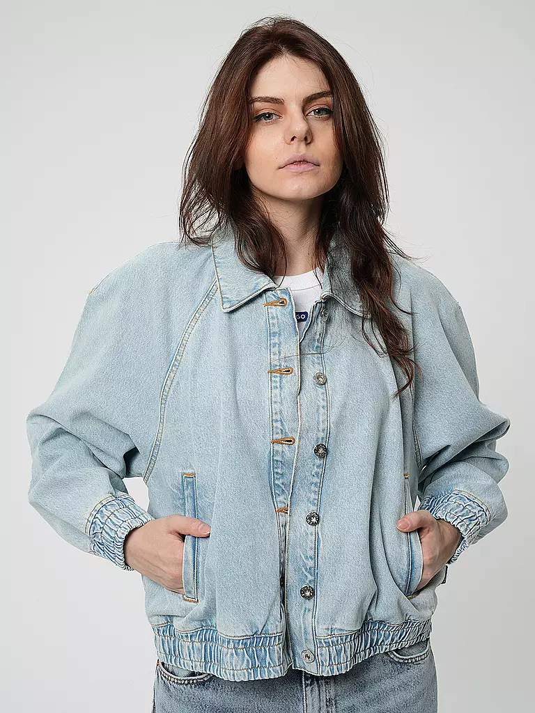 HUGO | Jeansjacke GEBARI | Bleu clair