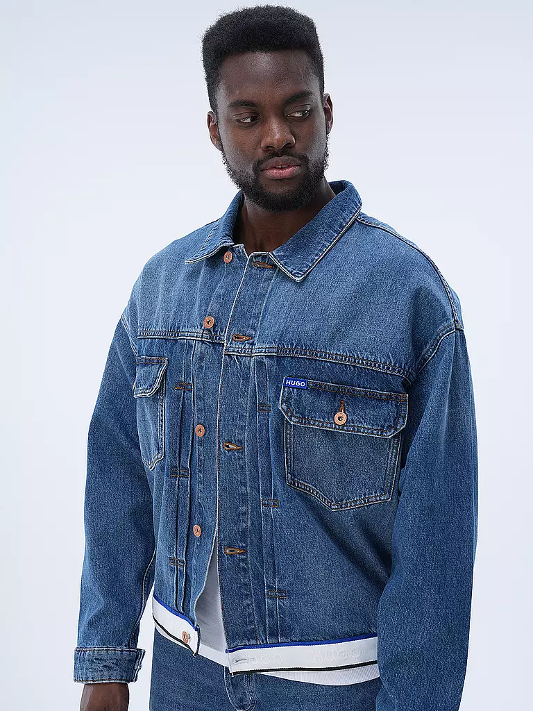 HUGO | Jeansjacke | Bleu