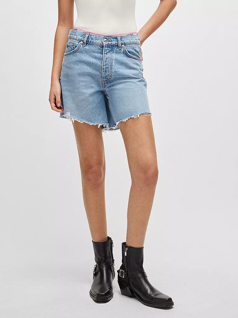 HUGO | Jeansshorts GEALEA | Bleu clair