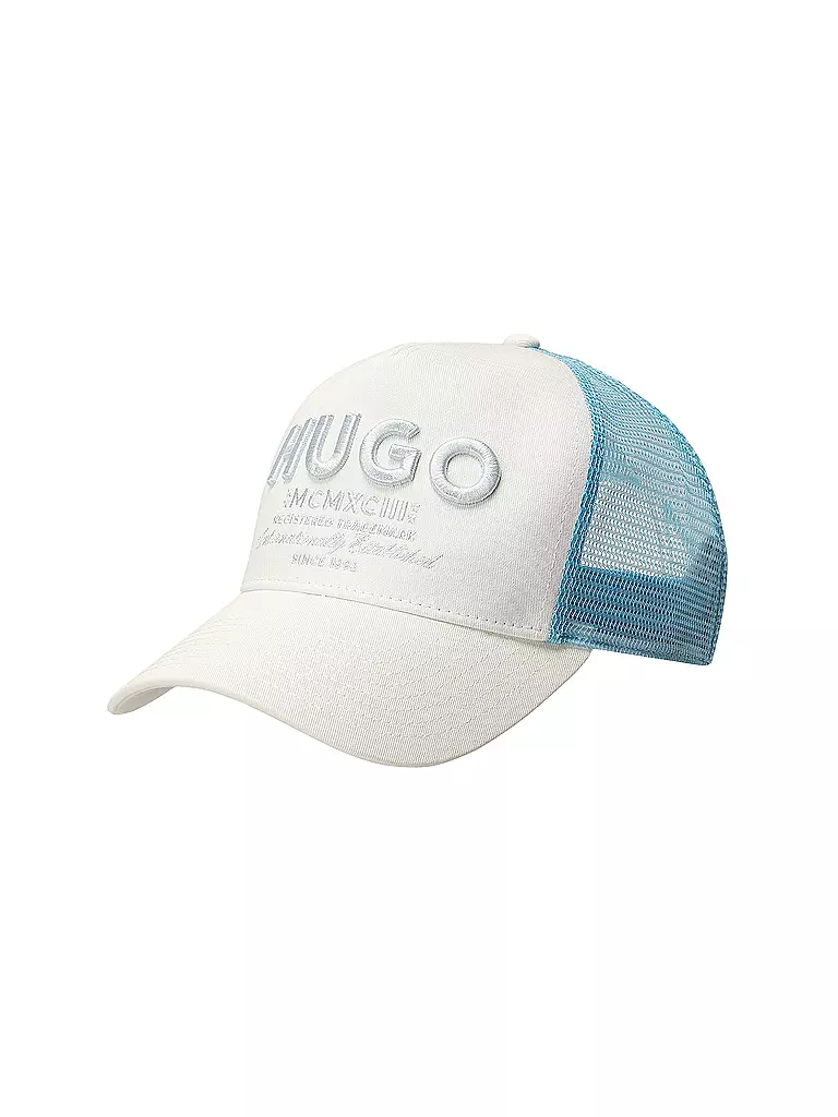 HUGO | Kappe MERK  | weiss