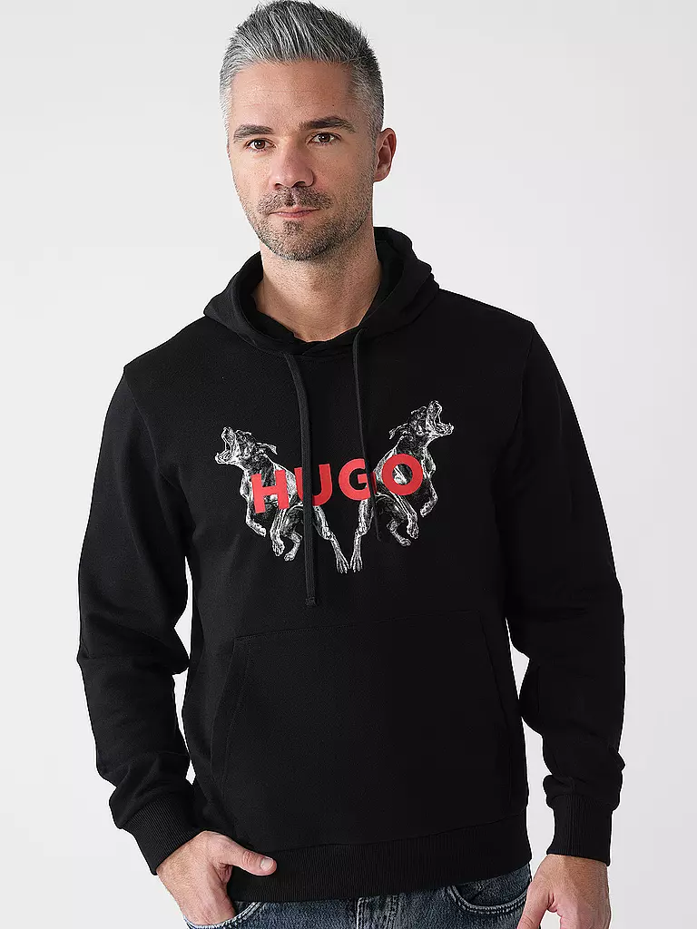 HUGO | Kapuzensweater - Hoodie DUELEYO | Noir