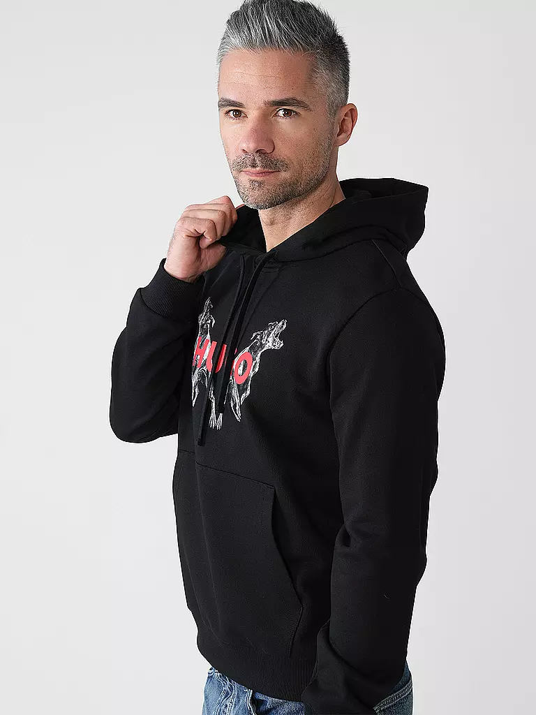 HUGO | Kapuzensweater - Hoodie DUELEYO | Noir