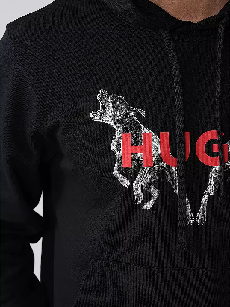 HUGO | Kapuzensweater - Hoodie DUELEYO | Noir