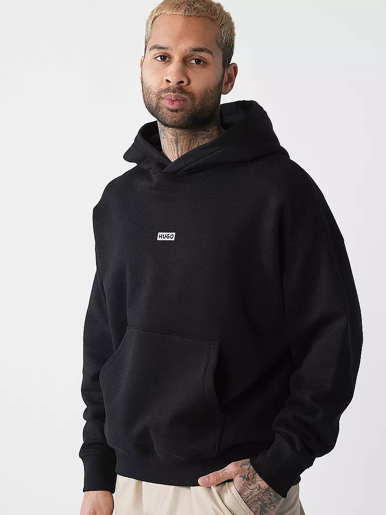 HUGO | Kapuzensweater - Hoodie NAZARDO | schwarz