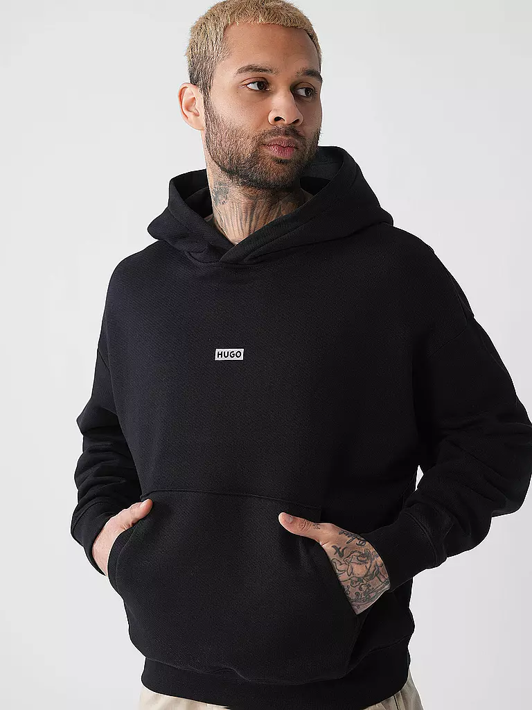 HUGO | Kapuzensweater - Hoodie NAZARDO | schwarz
