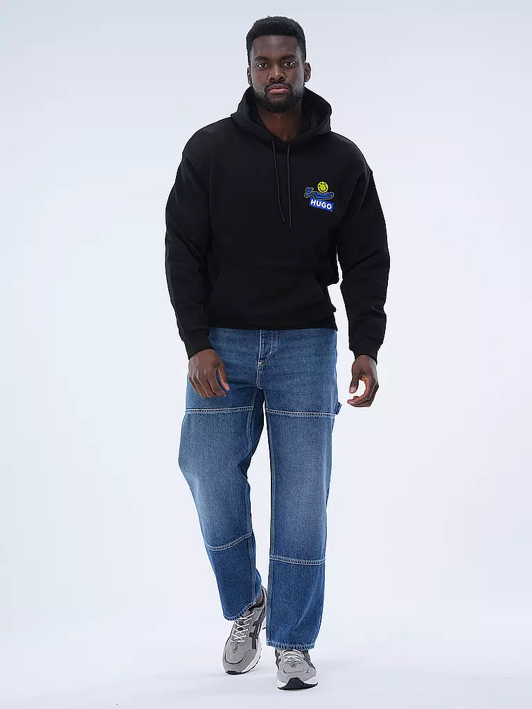 HUGO | Kapuzensweater - Hoodie NERRAIN | Noir