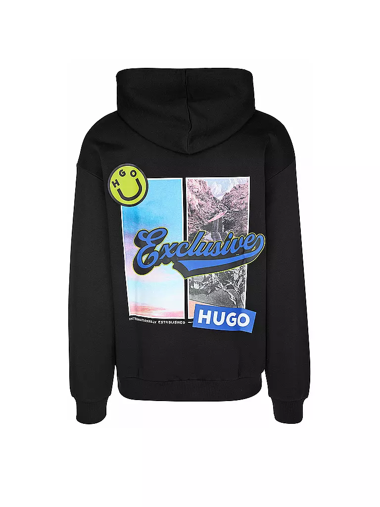 HUGO | Kapuzensweater - Hoodie NERRAIN | Noir