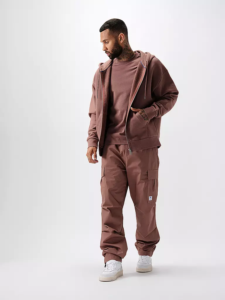 HUGO | Kapuzensweatjacke NARDIMEZ | Marron